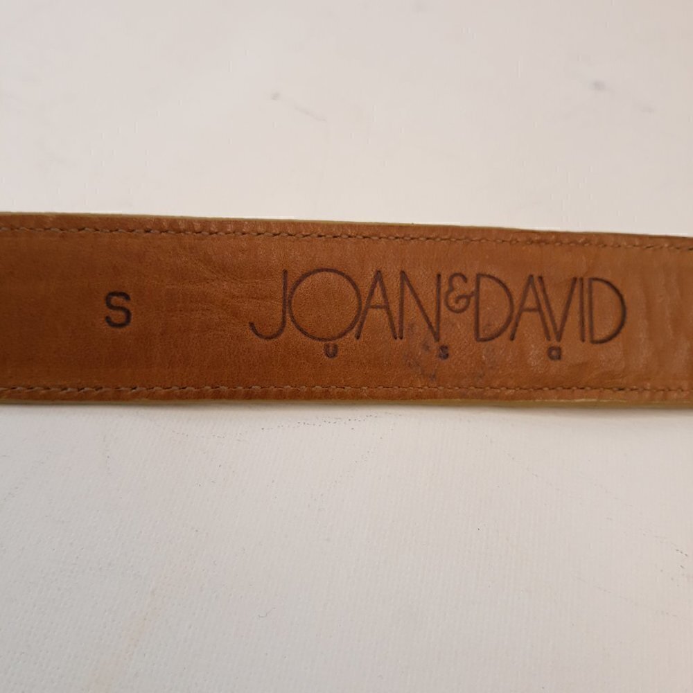 Joan & David Calfskin Leather Belt Sz S - Picture 5 of 10